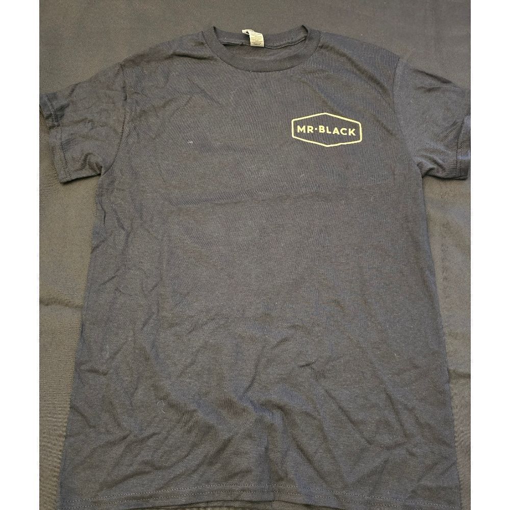 Mr. Black Men's Black Short Sleeve T-Shirt